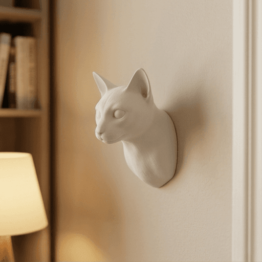 シャム猫のルネサンス肖像画壁掛けレリーフ 3