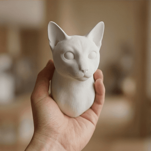 シャム猫のルネサンス肖像画壁掛けレリーフ 4