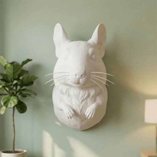 Degu Renaissance Portrait Wall Relief 3