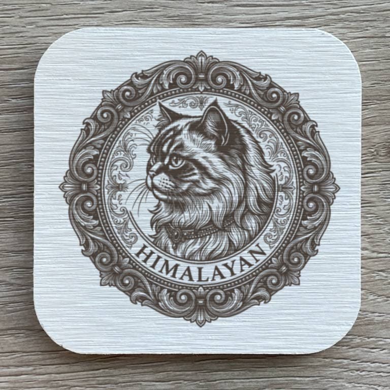 ヒマラヤンのルネサンス肖像画コースターセット
