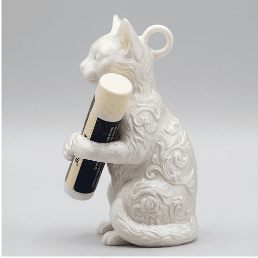 ターキッシュアンゴラのルネサンス肖像画リップケース(シルクホワイト) 2