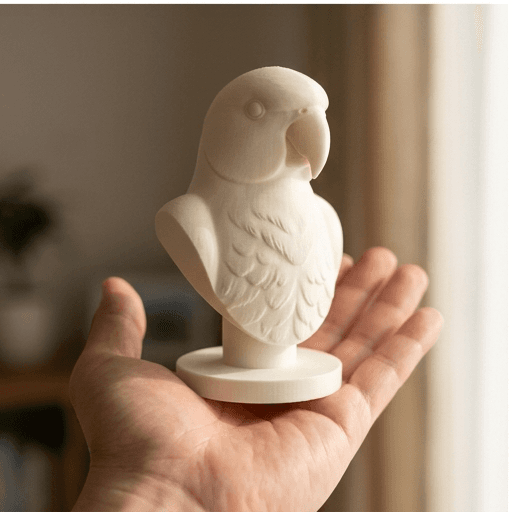 インドオオハナインコのルネサンス肖像画胸像 2