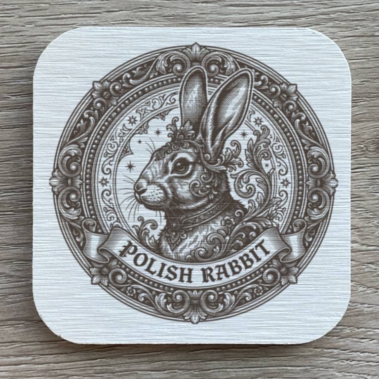 ポーリッシュのルネサンス肖像画コースターセット
