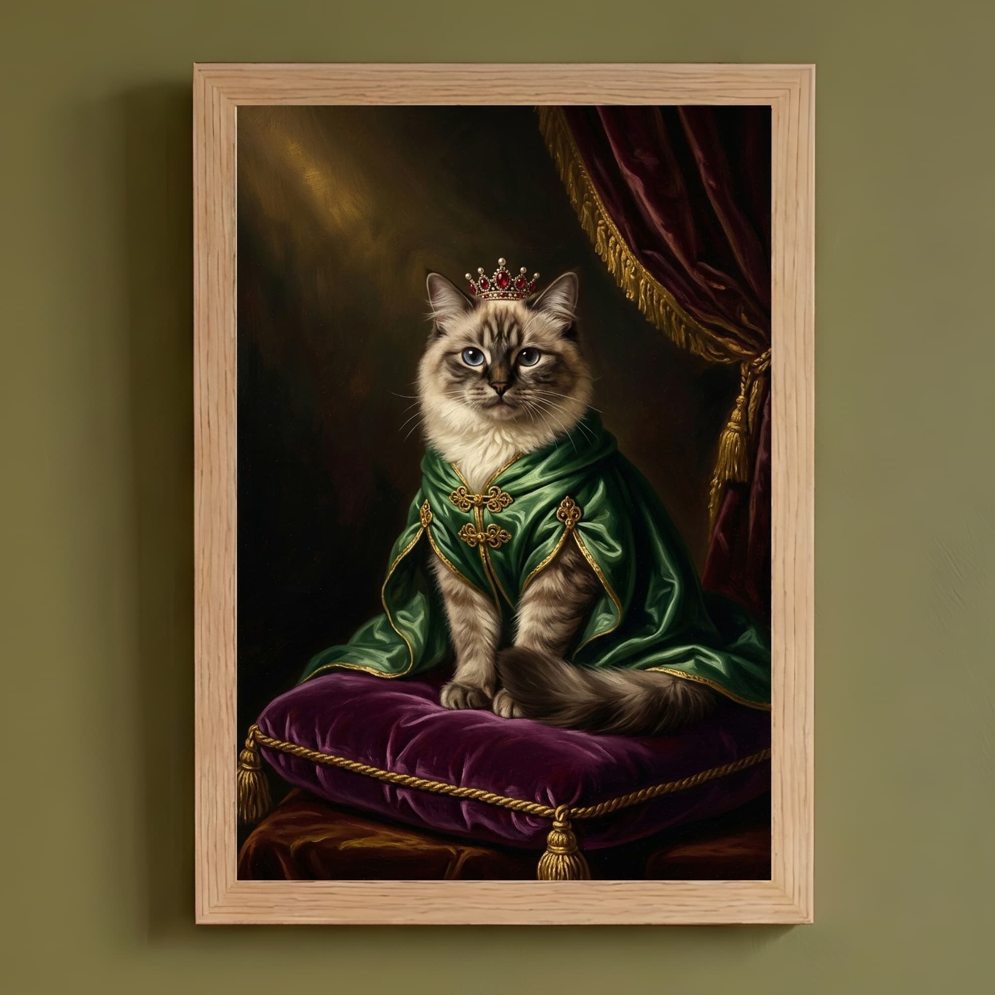 Himalayan Renaissance Portrait Framed Art Print (A4)