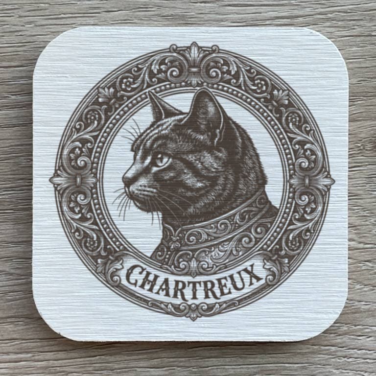 Chartreux Renaissance Portrait Coaster Set