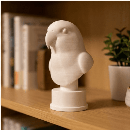 コザクラインコのルネサンス肖像画胸像