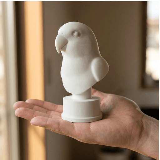 コザクラインコのルネサンス肖像画胸像 2