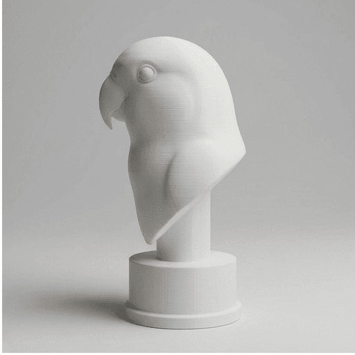 コザクラインコのルネサンス肖像画胸像 4