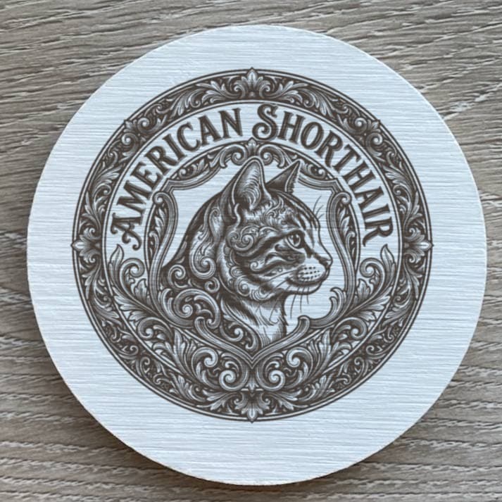 アメリカンショートヘアのルネサンス肖像画コースターセット 2