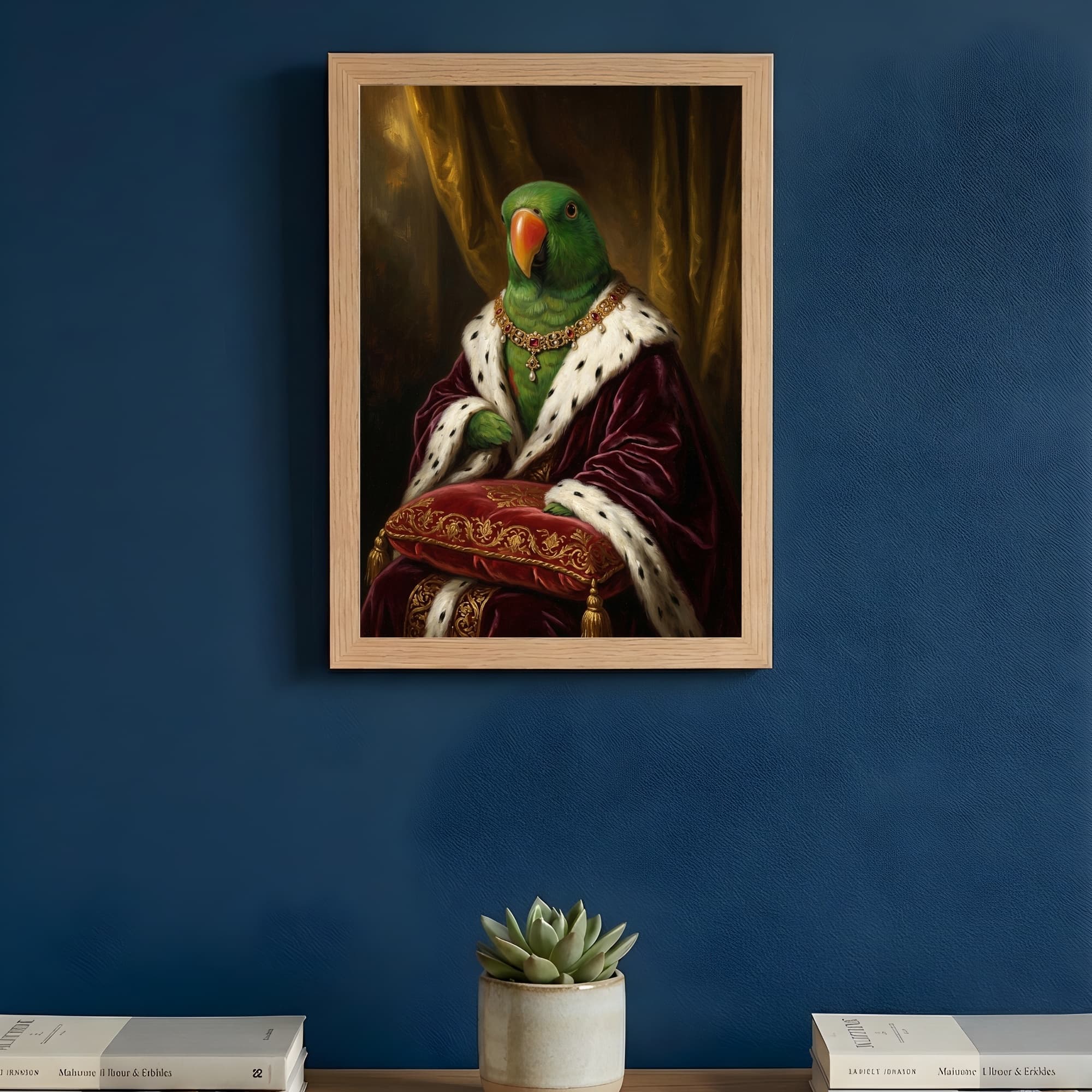 オオハナインコのルネサンス肖像画額装プリント 3