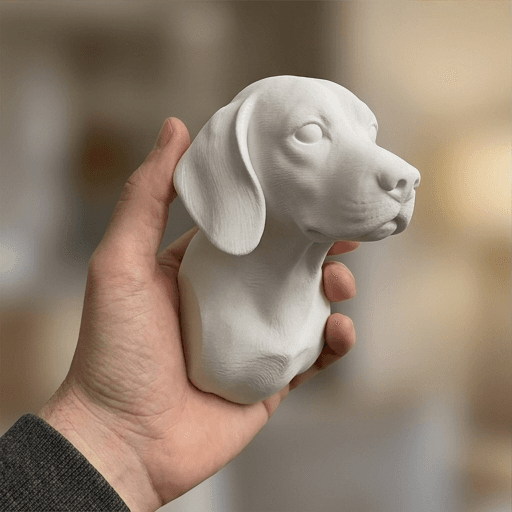ビーグルのルネサンス肖像画壁掛けレリーフ 4