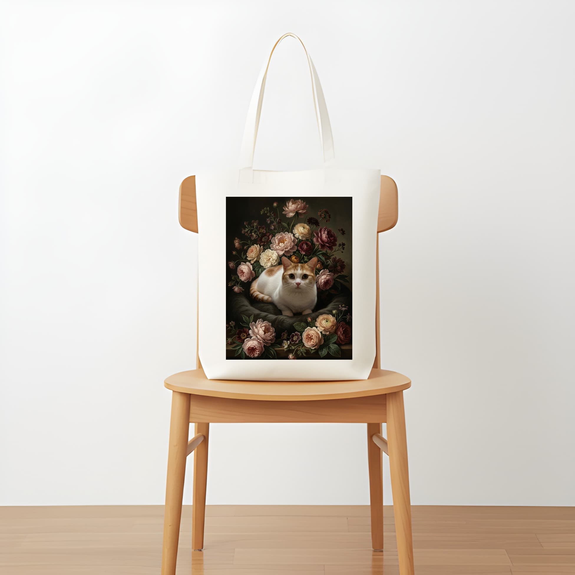 Munchkin Floral Oil-Painting Floral Tote Bag 5