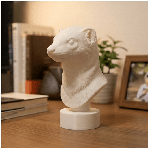 フェレットのルネサンス肖像画胸像