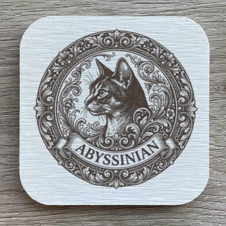 Abyssinian Renaissance Portrait Coaster Set