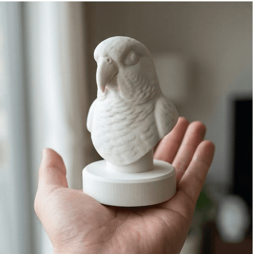ウロコインコのルネサンス肖像画胸像 2