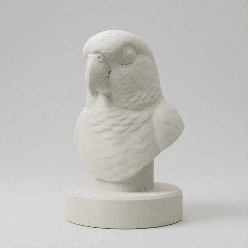 ウロコインコのルネサンス肖像画胸像 3