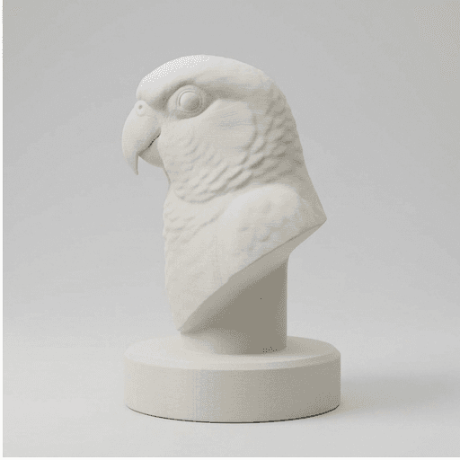 ウロコインコのルネサンス肖像画胸像 4