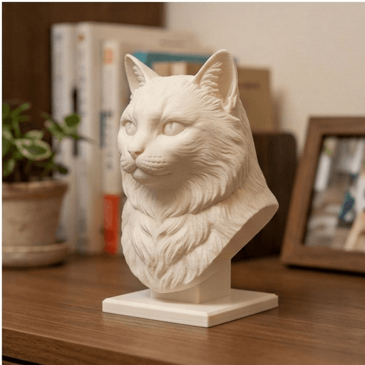 Birman Renaissance Portrait Bust Sculpture