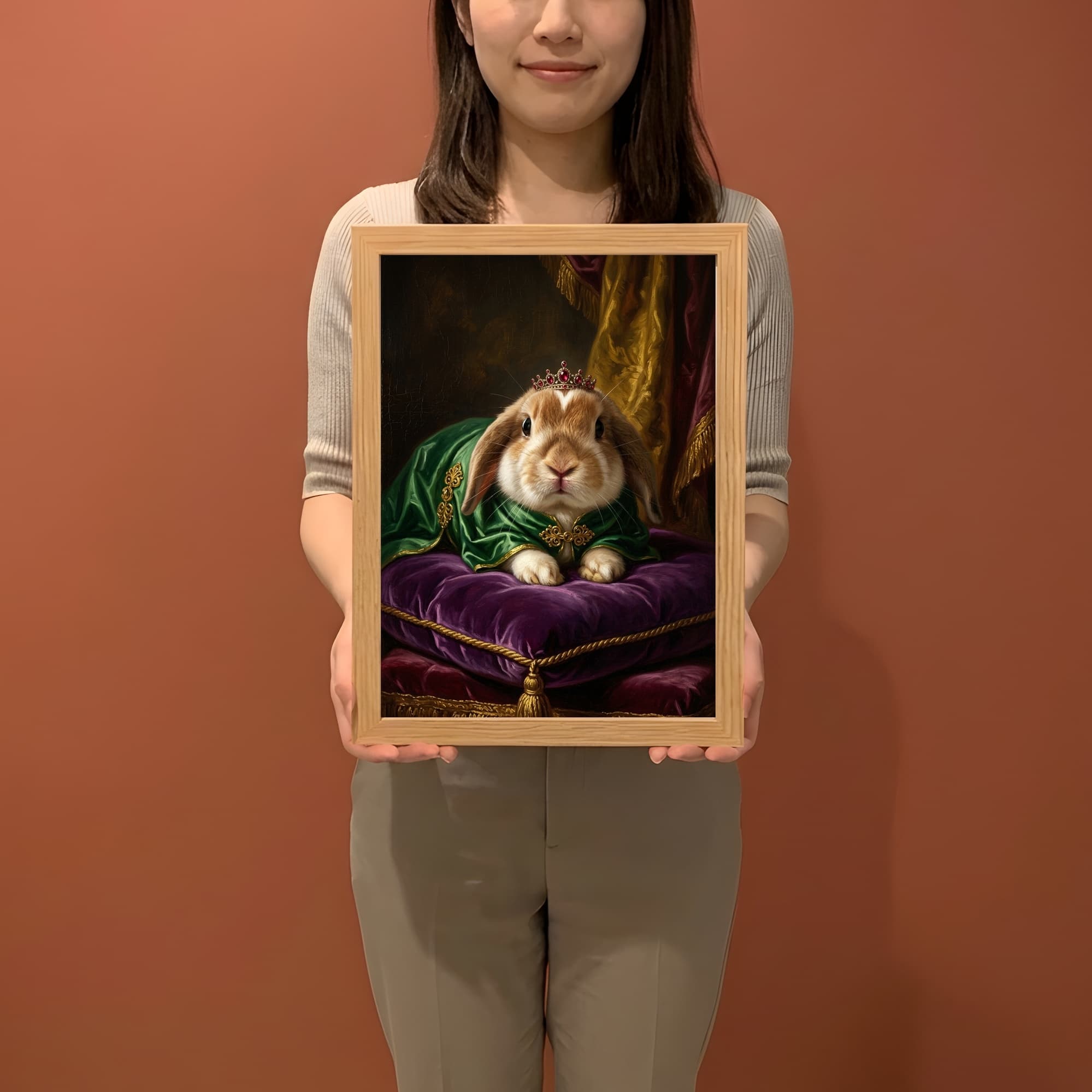 ミニロップのルネサンス肖像画額装プリント(A3サイズ) 2