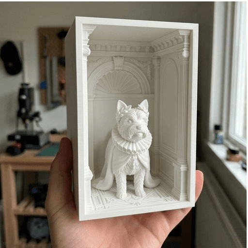 ヨークシャーテリアのルネサンス肖像画ブックヌーク 3