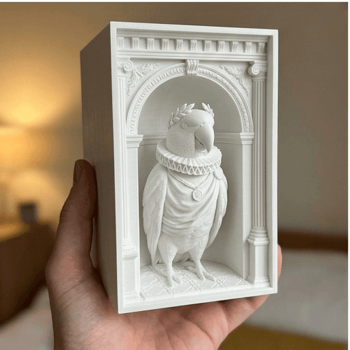 アレクサンドリンインコのルネサンス肖像画ブックヌーク 3