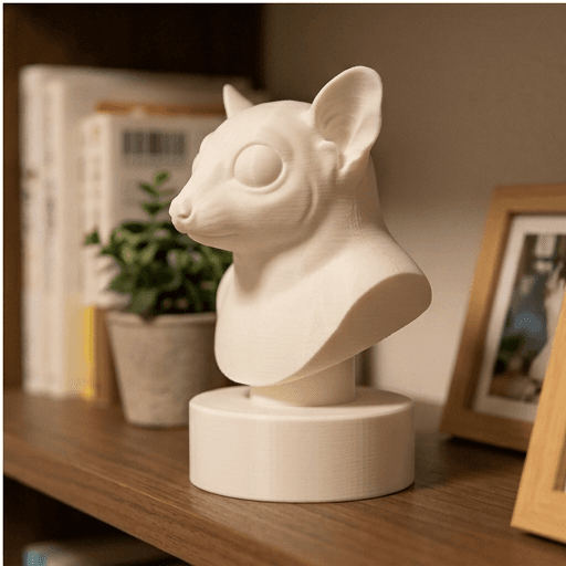 Sugar glider Renaissance Portrait Bust Sculpture