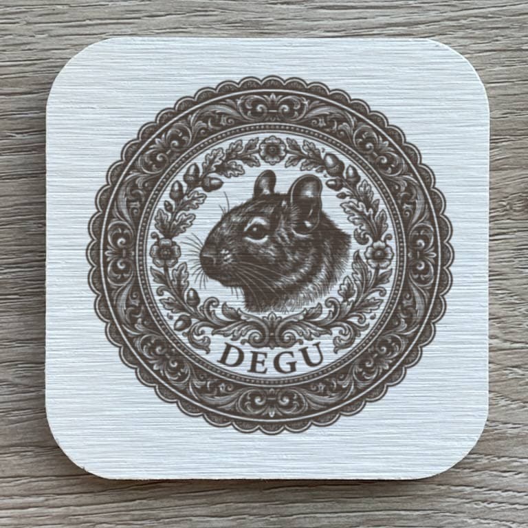 Degu Renaissance Portrait Coaster Set