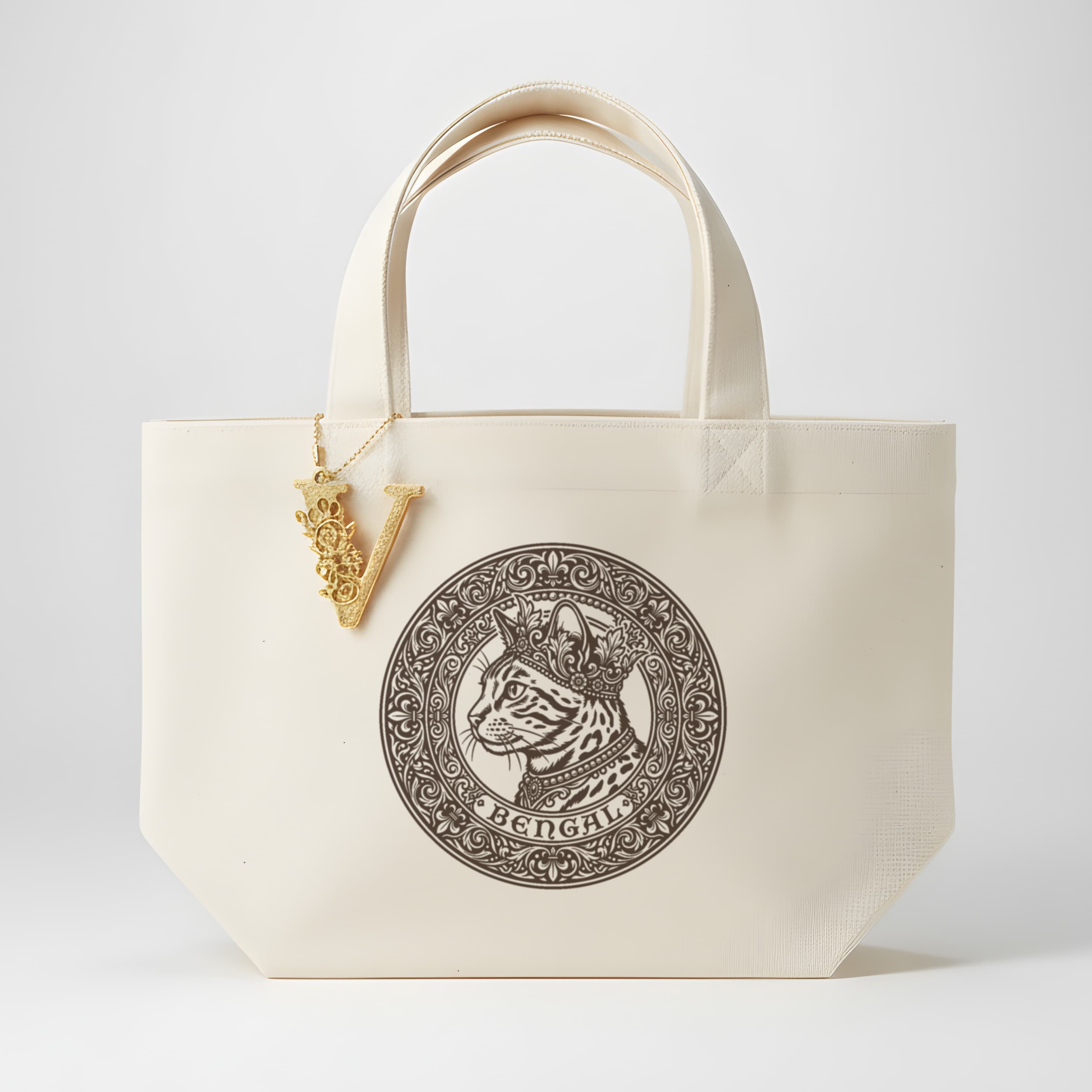 Bengal Renaissance Portrait Mini Tote Bag