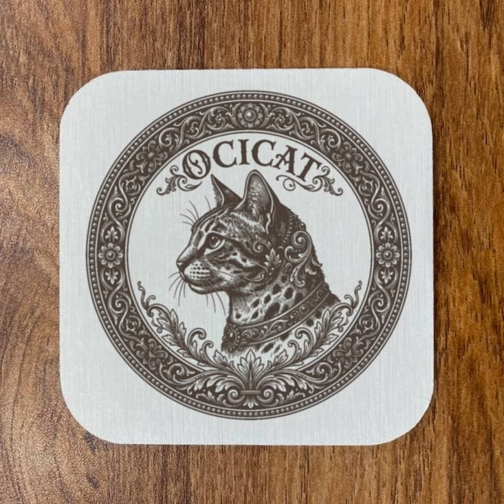 オシキャットのルネサンス肖像画コースターセット 4