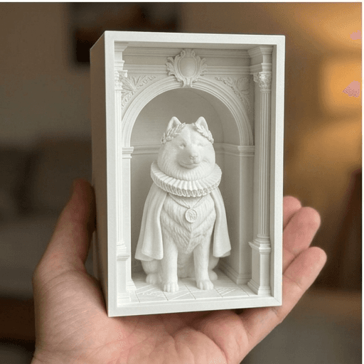 サモエドのルネサンス肖像画ブックヌーク 3
