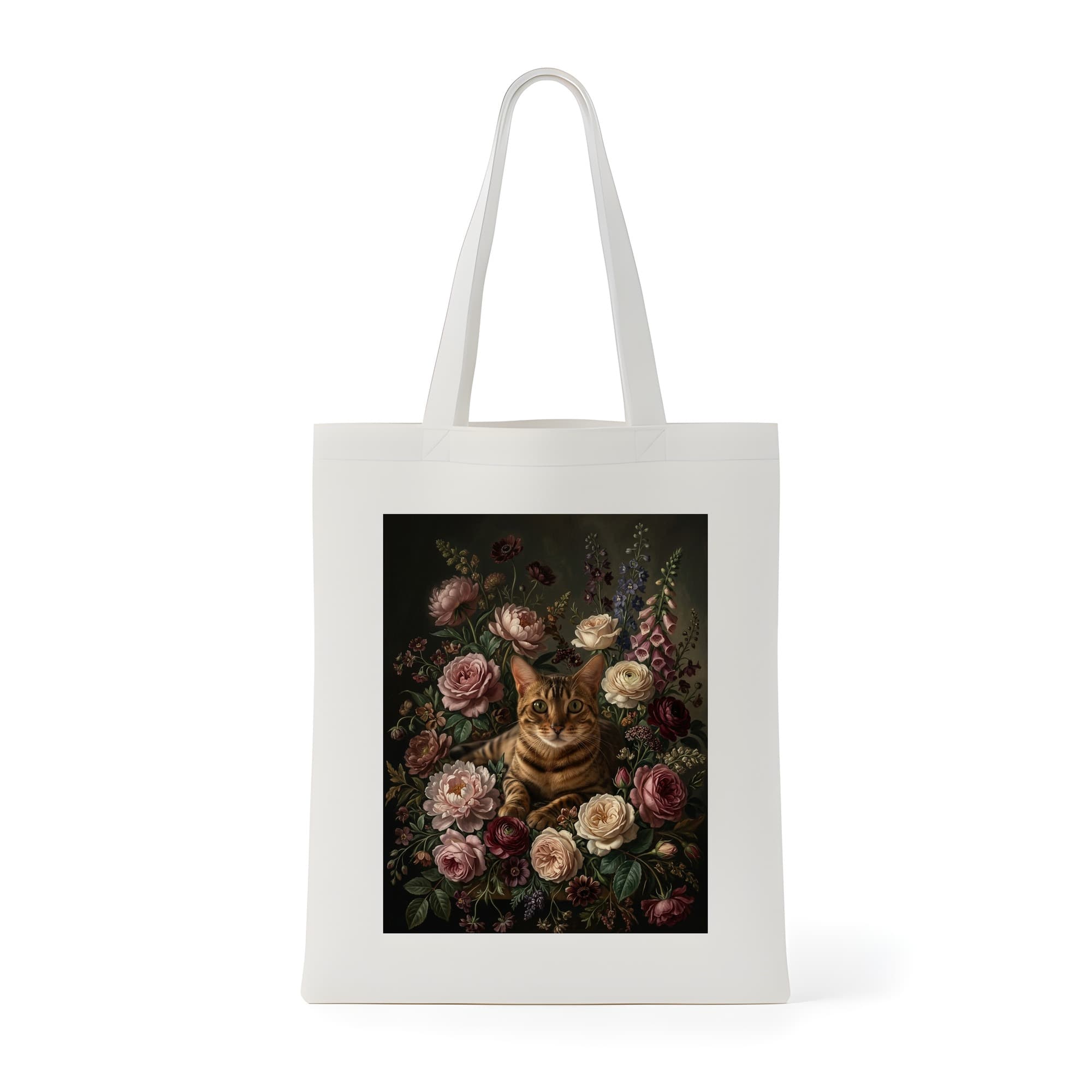 Bengal Floral Oil-Painting Floral Tote Bag