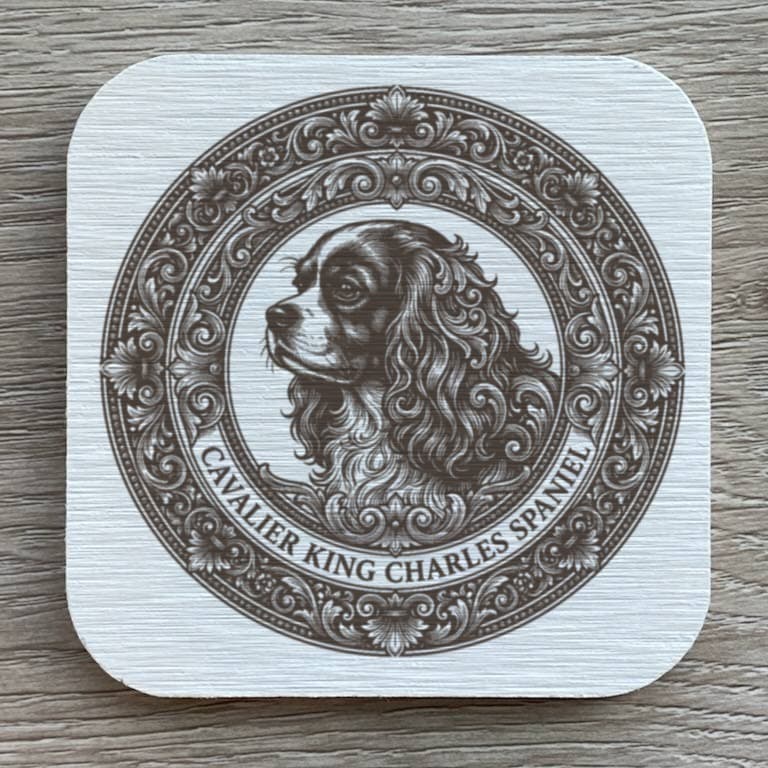 キャバリアのルネサンス肖像画コースターセット
