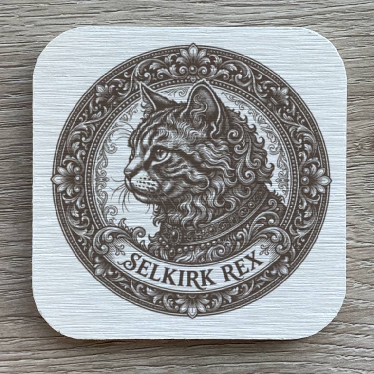 セルカークレックスのルネサンス肖像画コースターセット