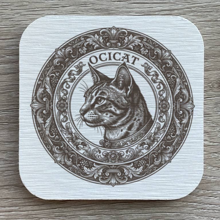 Ocicat Renaissance Portrait Coaster Set