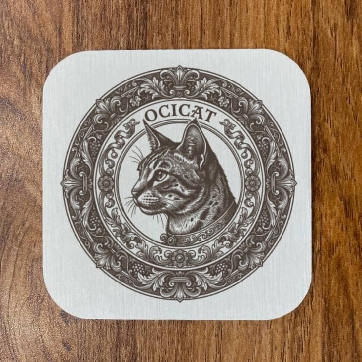 Ocicat Renaissance Portrait Coaster Set 4