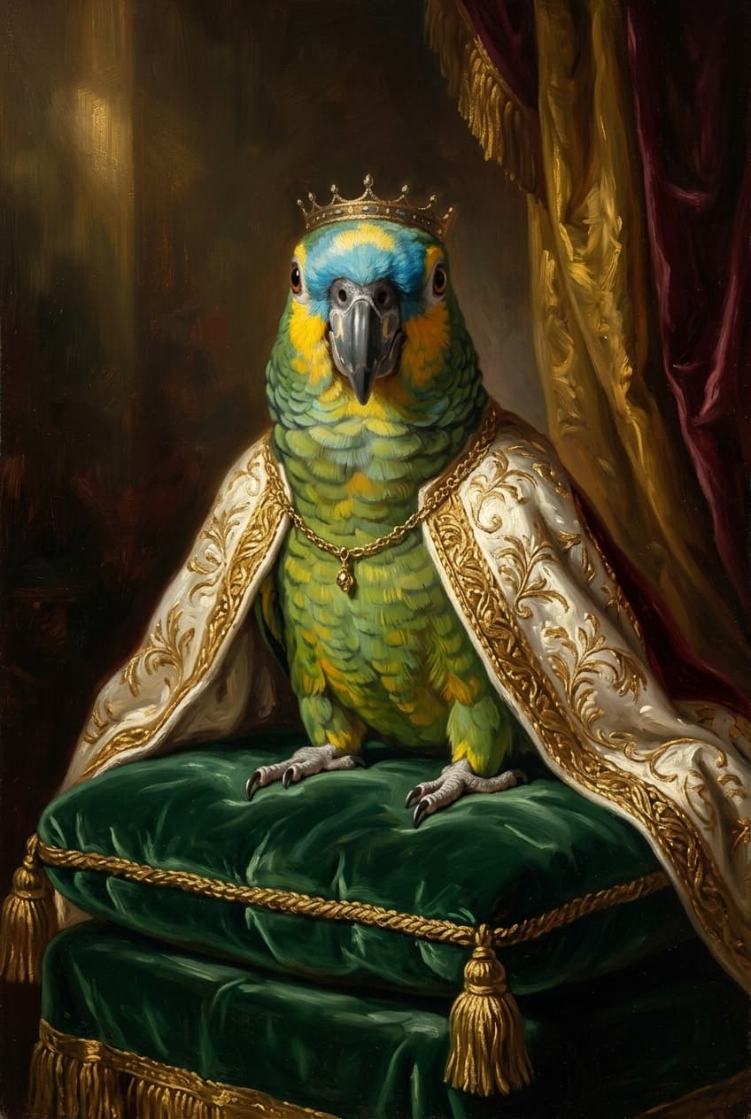 アオボウシインコのトートバッグ