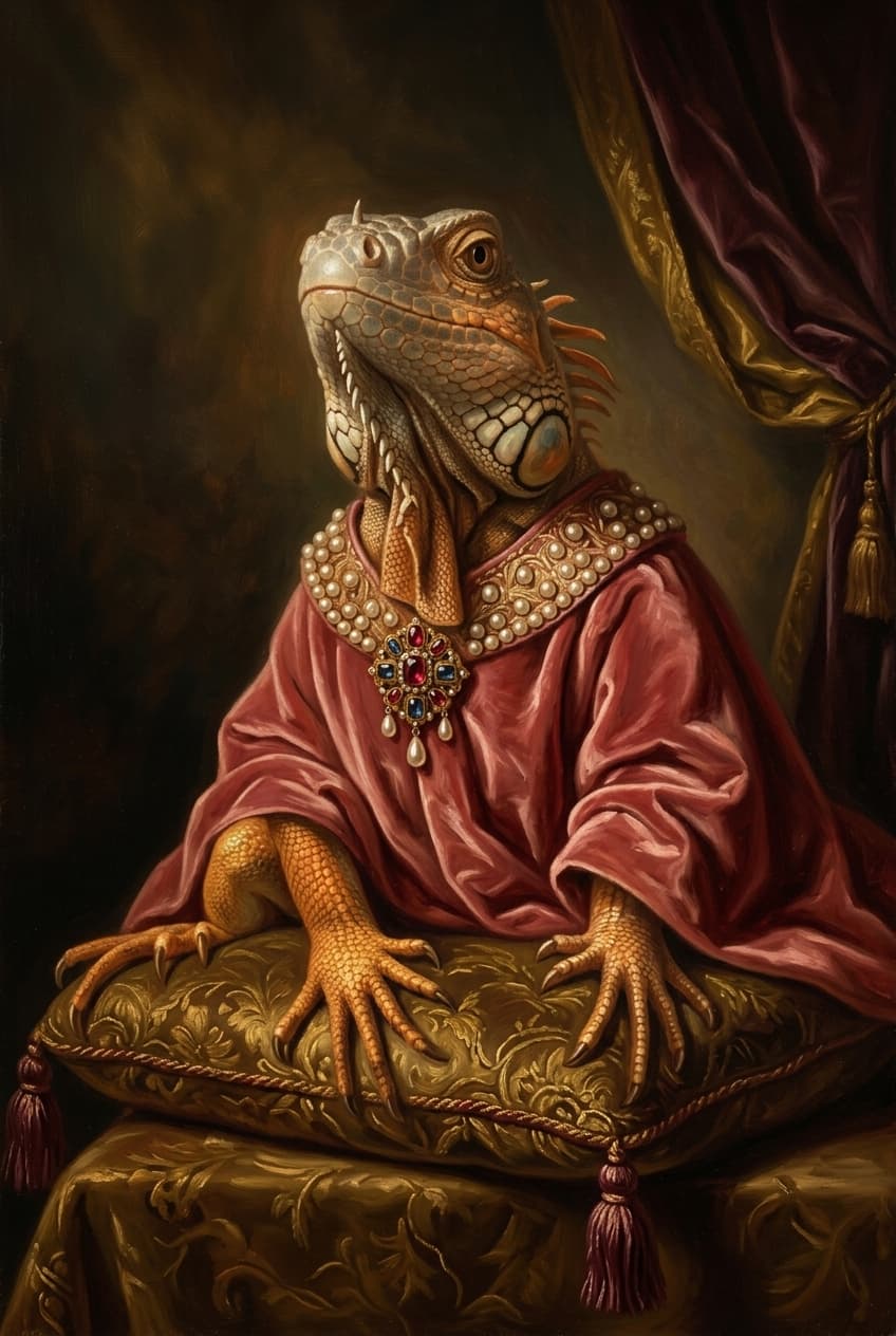 レッドイグアナのトートバッグ