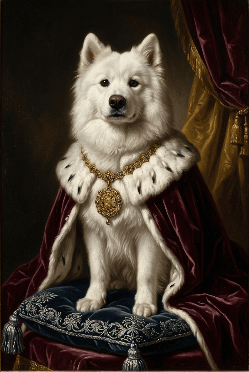 サモエドのトートバッグ