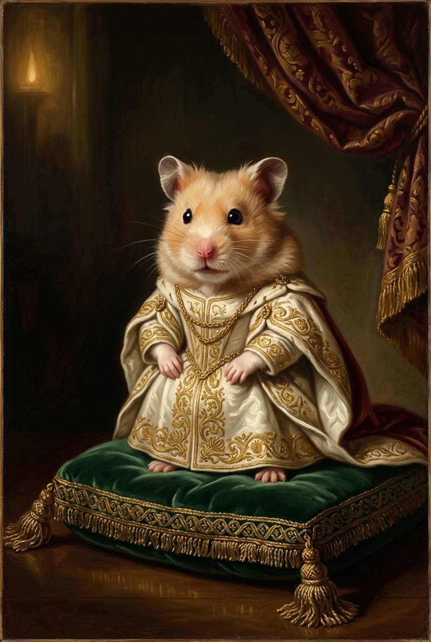 ゴールデンハムスターのトートバッグ