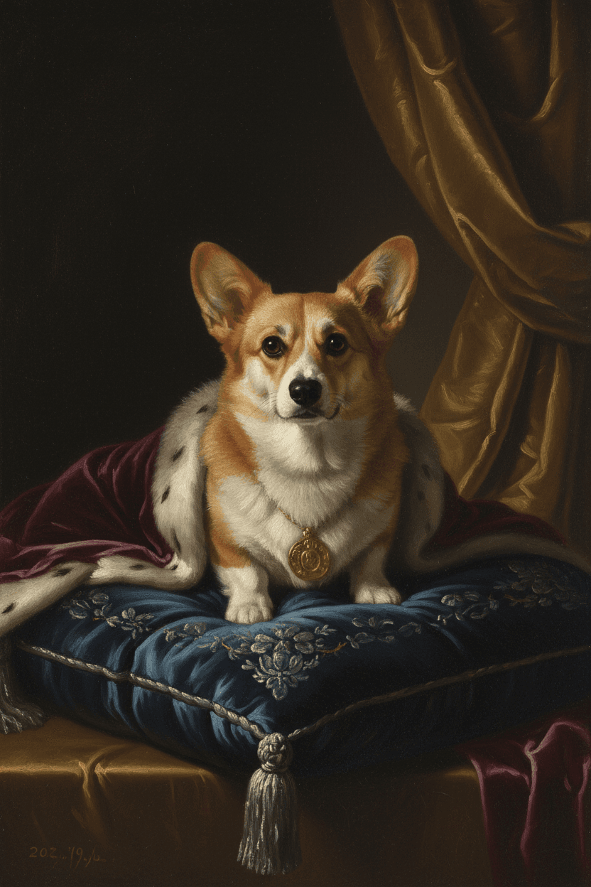 コーギーのトートバッグ