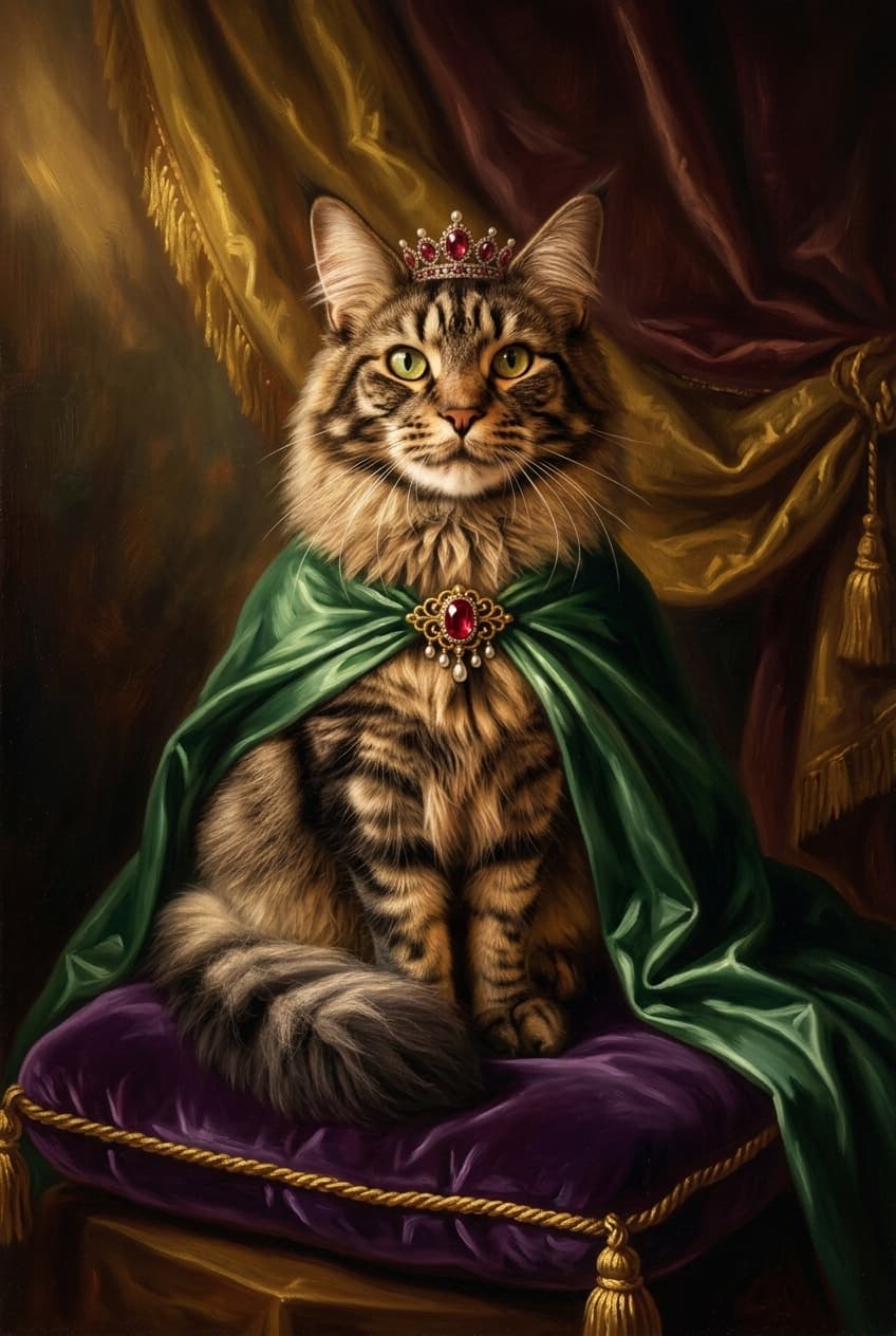 メインクーンのトートバッグ