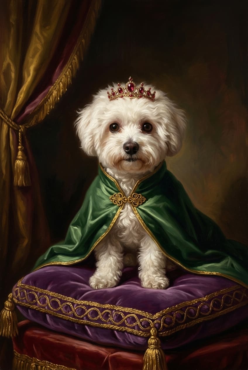 ビションフリーゼのトートバッグ