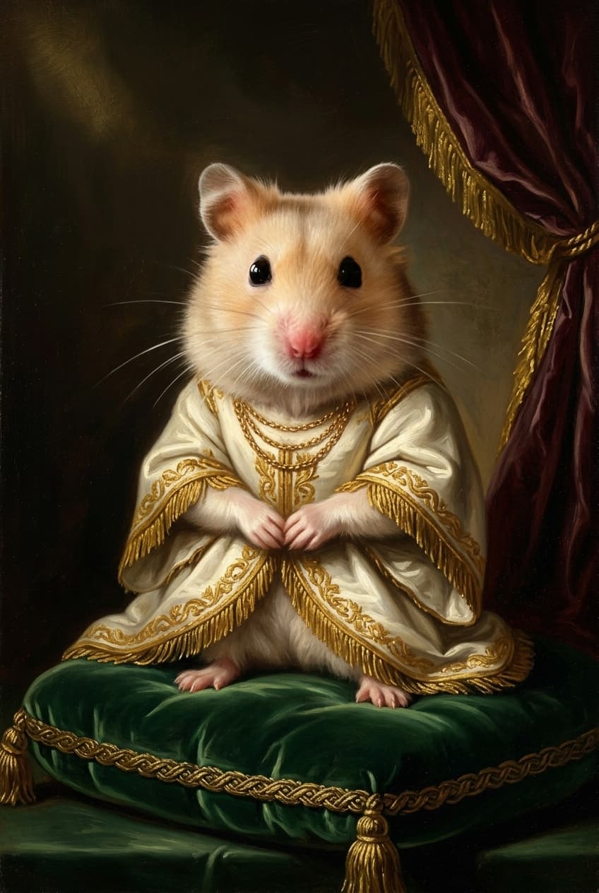 プディングハムスターのトートバッグ