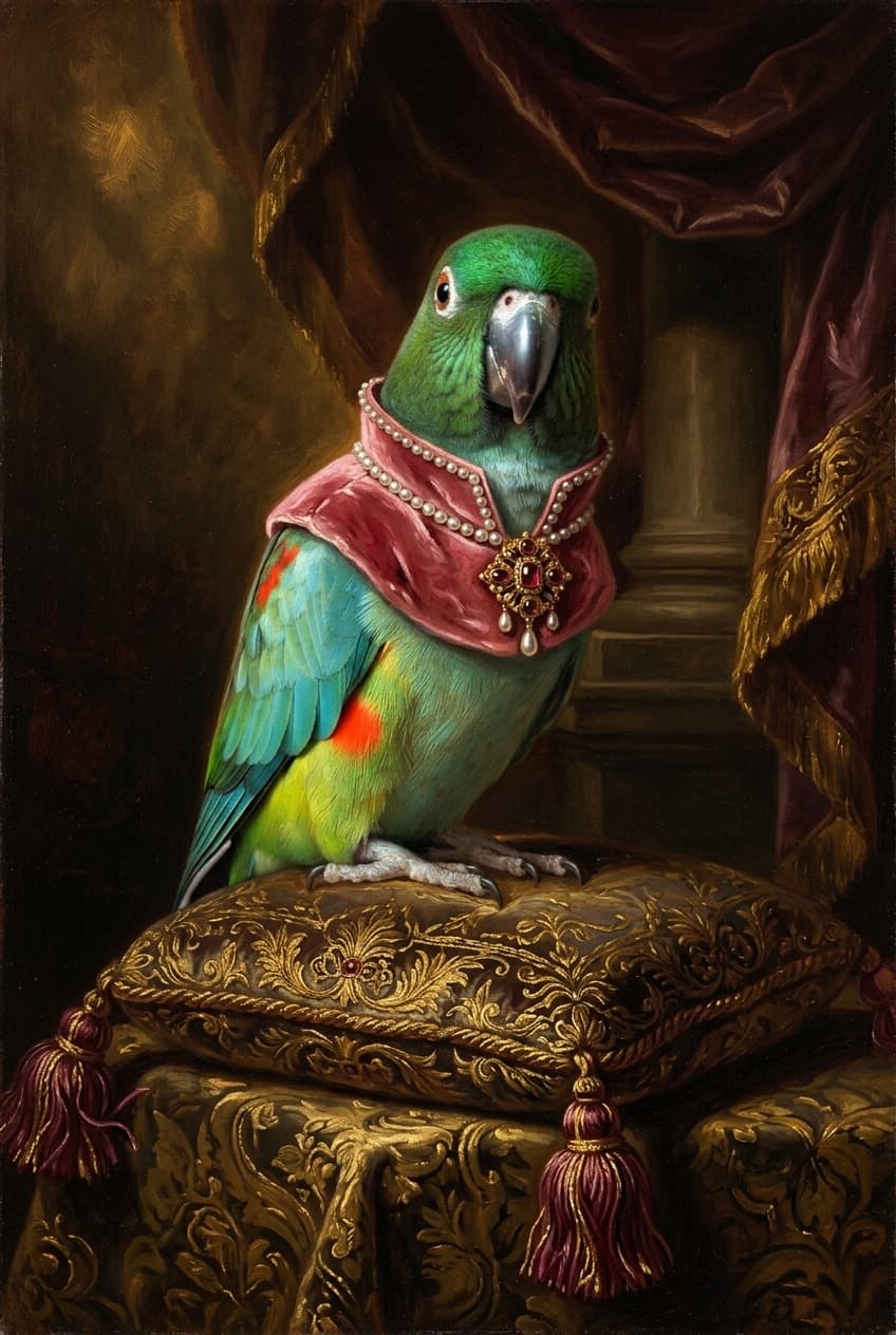 ダルマインコのトートバッグ