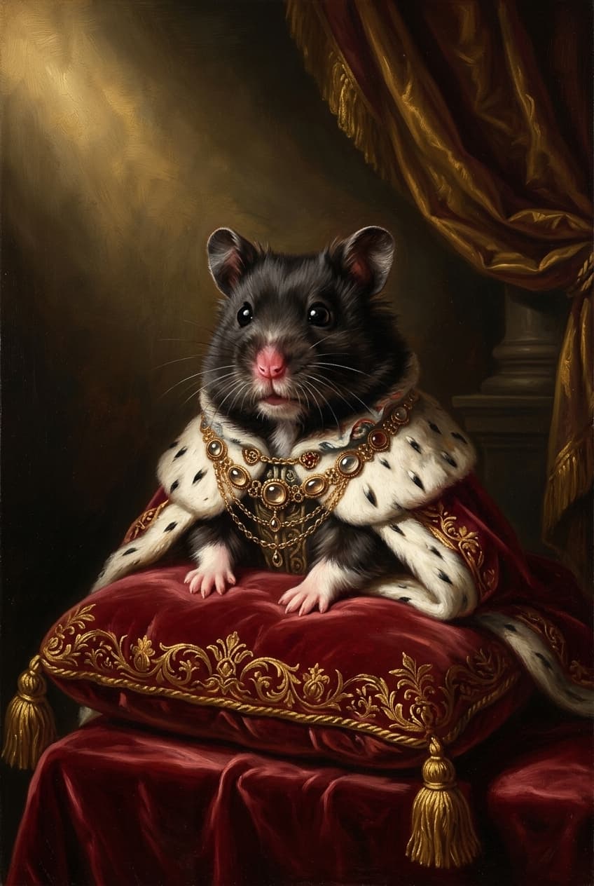 ブラックベアハムスターのトートバッグ