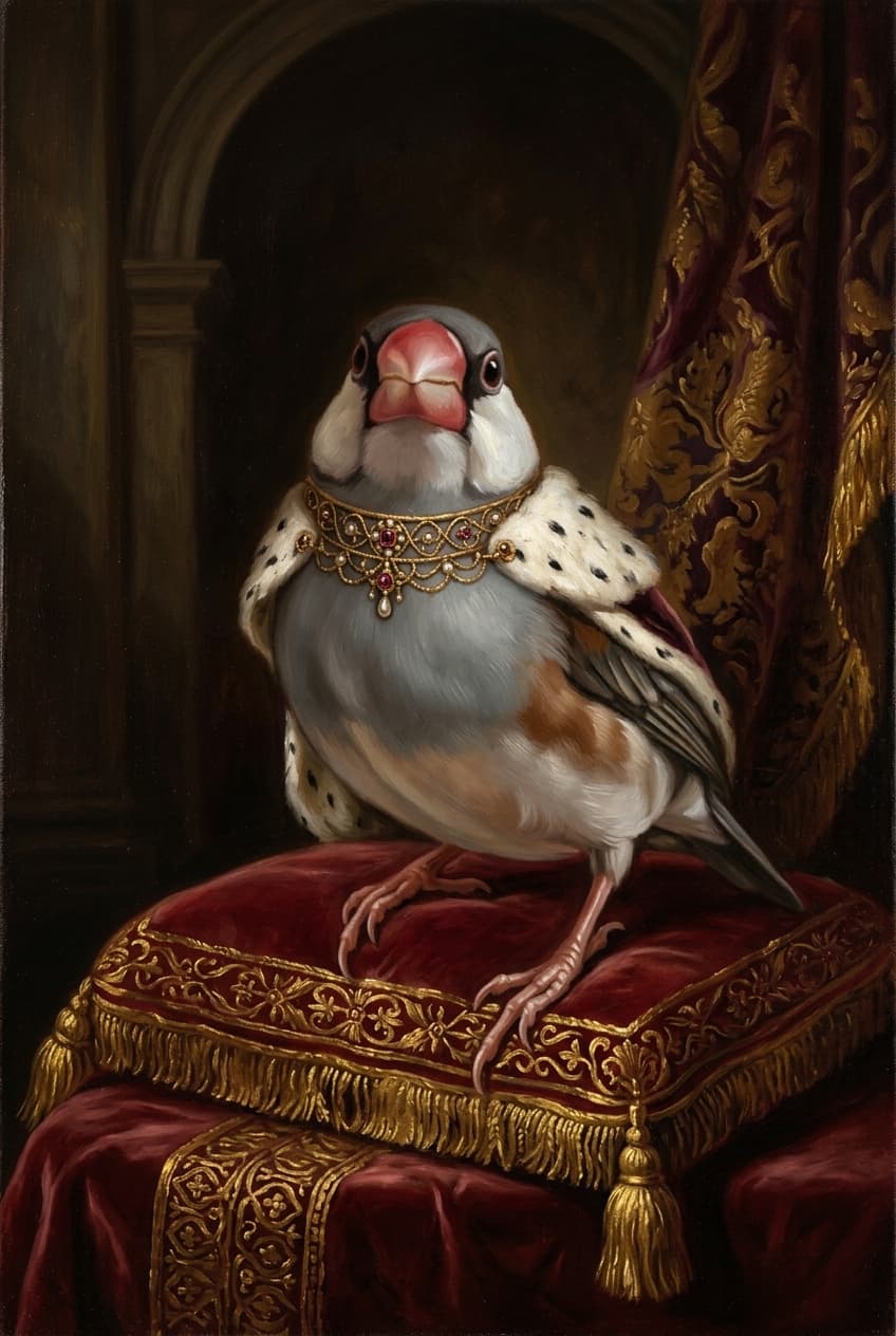 文鳥・ブンチョウのTシャツ
