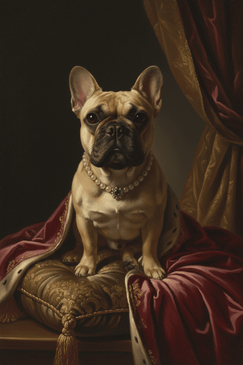 フレンチブルドッグのトートバッグ