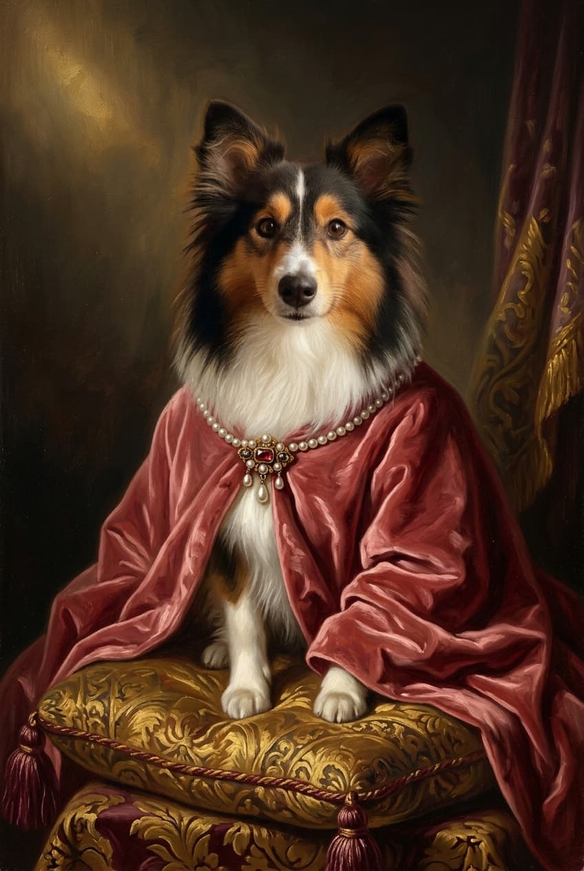 シェットランドシープドッグのトートバッグ