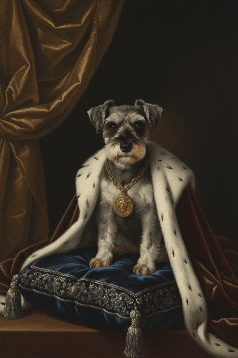 ミニチュアシュナウザーのトートバッグ